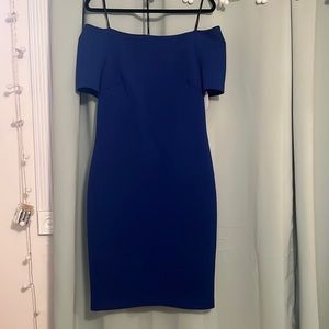 Calvin Klein Royal Blue Strapless Dress, Size 12